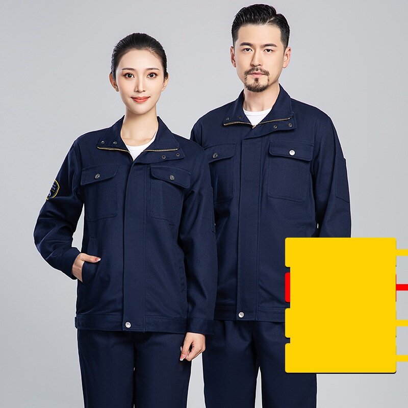 Flame Retardant Coveralls Set Men's Cotton Anti-scalding Resistant High Temperature Electric Welding Furnace Front Worker Suits