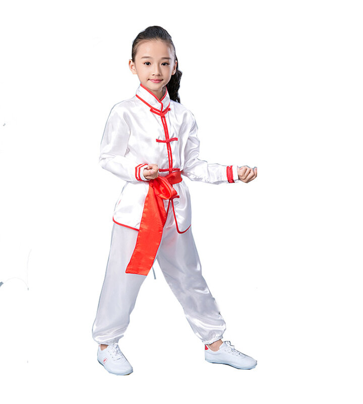 Adult kid Chinese traditional Wushu Costume clothing boys girls KungFu Suit Tai Chi Martial Art Uniform outfits custom logo