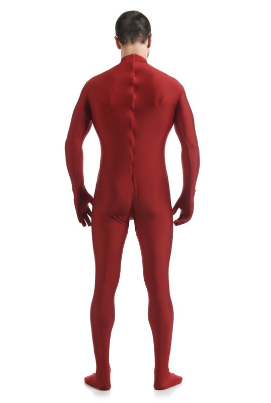 SPEERISE Red Spandex Zentai Full Body Skin Tight Jumpsuit Unisex Zentai Suit Bodysuit Costume for Women Unitard  Dancewea