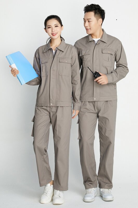 100% algodão roupas de trabalho das mulheres dos homens uniformsthick soldagem terno reparação automóvel oficina mecânico macacão de trabalho elétrico 4xl