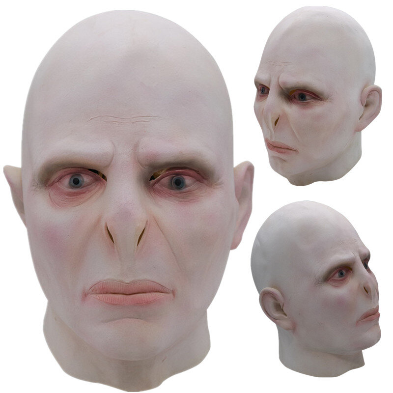 Herr Voldemort Latex Maske Cosplay Masken Fancy Kleid Halloween Kostüm Requisiten