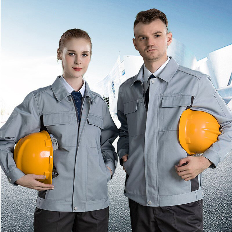 الربيع ملابس العمل مجموعة طويلة الأكمام دعوى الرجال ملابس العمل العمل التأمين عامل زي إصلاح السيارات الميكانيكية مهندس 5xl