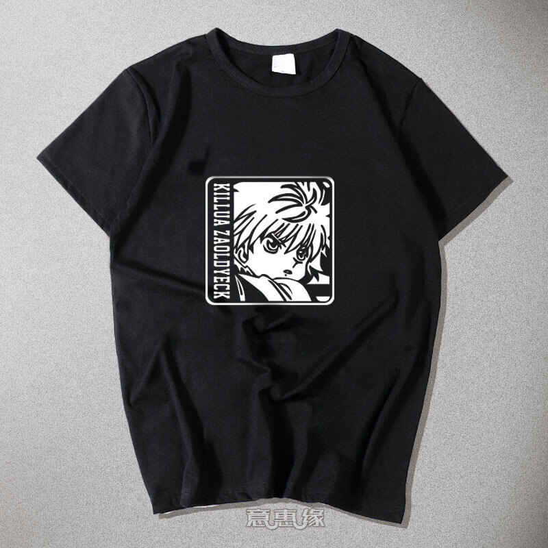 New Anime Isaac Netero T Shirt GON FREECSS Killua Zoldyck Hisoka Japan Cotton Tops Cosplay Summer Men Women T-Shirt