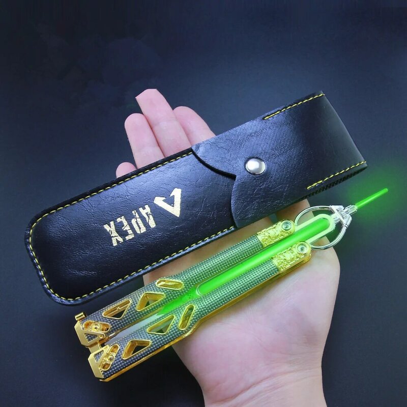 New Octane Heirloom Apex Legends Game Cosplay Butterfly Balisong Weapon Luminous Model Metal Props Collection Gift