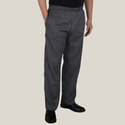 Autumn and winter food service Free Shipping autumn Cook pants work pants checked striped chef pants unisex chef trousers