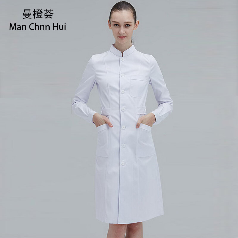 laboratory clothing lab coats beauty salonSlim Multicolour gown Overalls lab coat women scrubs uniform clinical uniform لابكوت