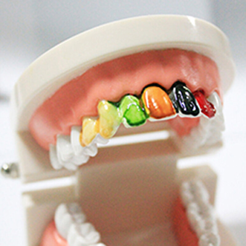歯の色のペイントピグメントシアターコスチュームティースステージコスプレパーティーメイク