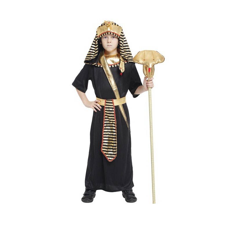 Umorden Children Purim Halloween King Costume Fantasia The Pharaoh of Egypt Cosplay Boys Kids Egyptian Traditional Clothes