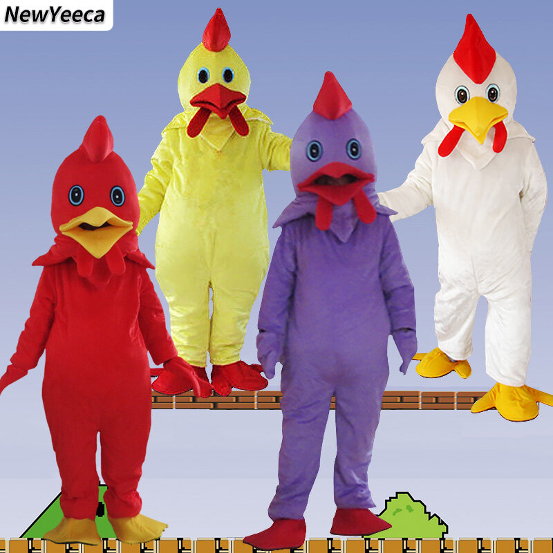 New Turkey Mascot Cartoon Anime Plush Cosplay Costumes Suit Christmas Halloween Birthday Party Easter Carnival Adults Carnival
