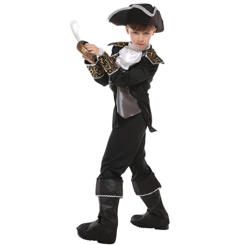 Kids Pirate Costume Fantasia Infantil Cosplay Clothing Boy Girl Halloween Costumes Children Birthday Carnival Party Fancy Dress
