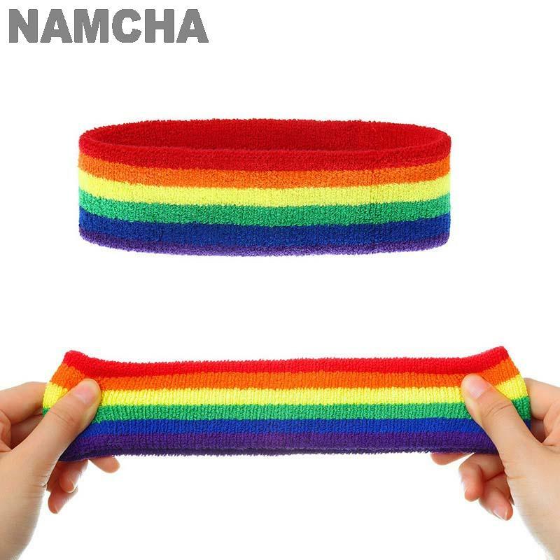 2024 LGBT Rainbow Flag Cape Pride mese mantello scialle fasce per capelli fiocco fasce elastiche stampa digitale forniture per feste natalizie