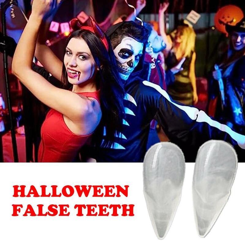 Halloween Dentures Cosplay Teeth Fangs Bloody Horror Party Decor Halloween Props Costume