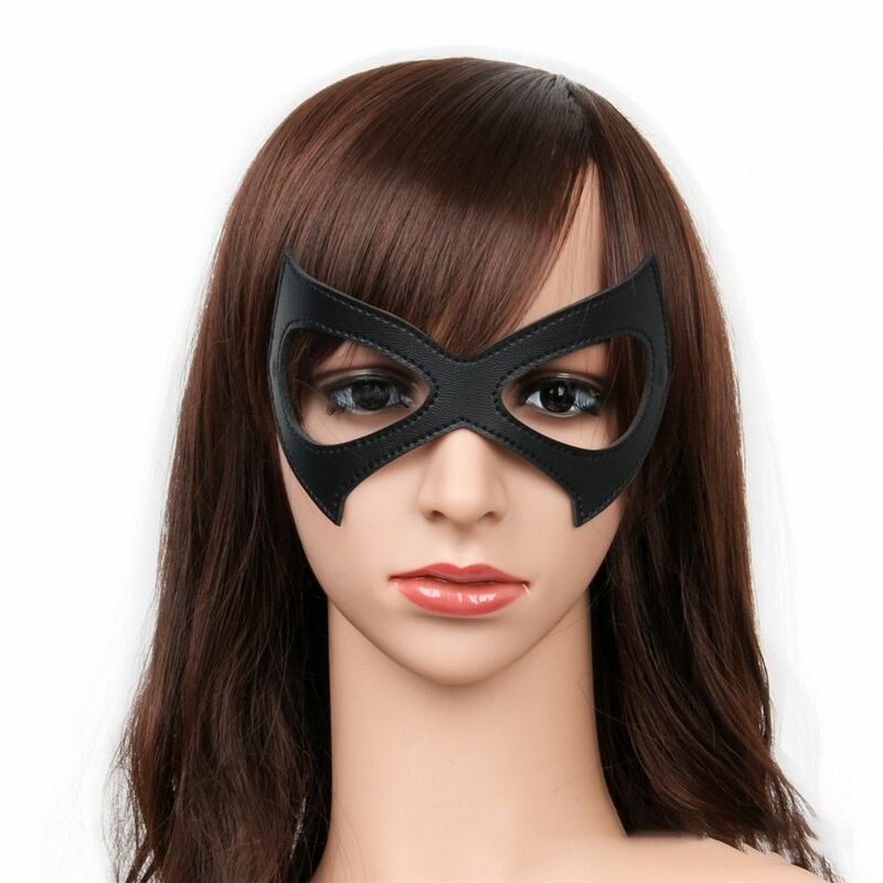 DIY Half Face Mask with Elastic Band Black Eye Mask Sexy Cosplay Masks Hollow Erotic Face Cover For Women Halloween Party Props