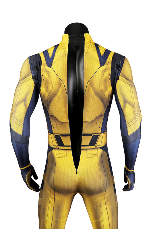 Wolverine Costume Cosplay James Howlett tuta spalla armatura Set stampa 3D Zentai body supereroe Halloween Man Outfit