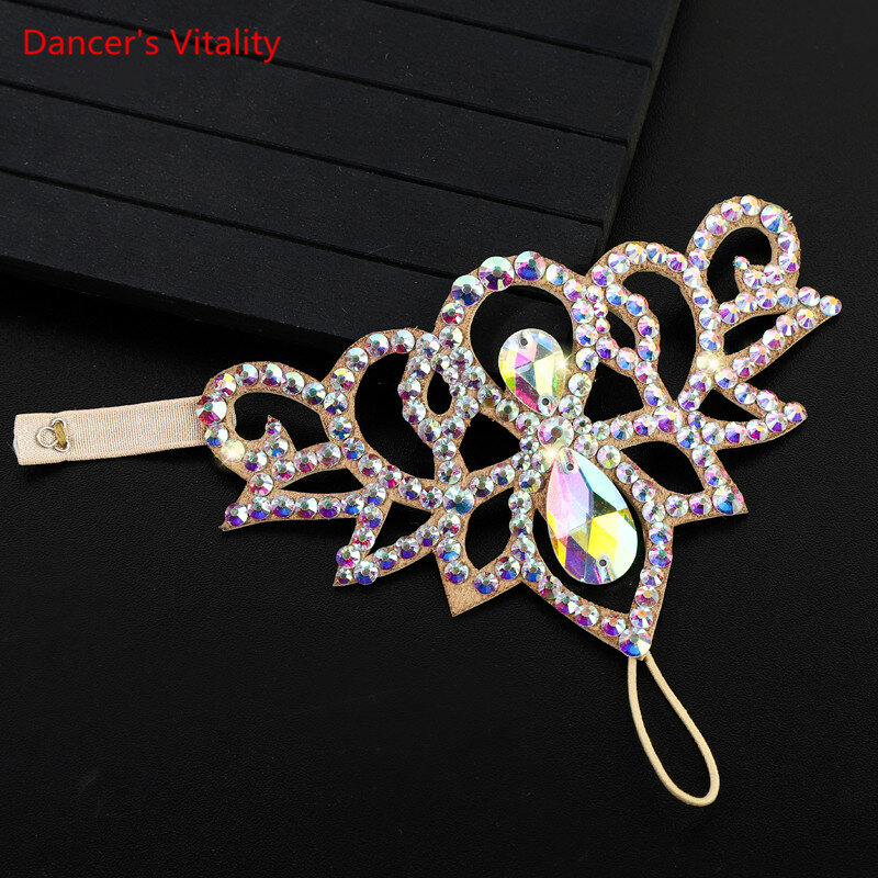 Belly Dance Bracelet High-end Elegant Mittens  Female Adult  Exquisite Performance Rhinestone Matching Accessories