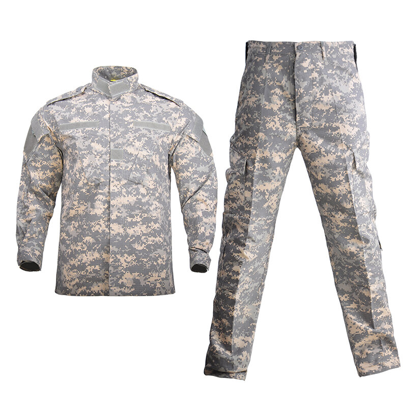 Outdoor Uniform Wear resistant Suit Safari Men Special Forces Coat Pant Windproof Fishing Camouflage Hunting Clothes