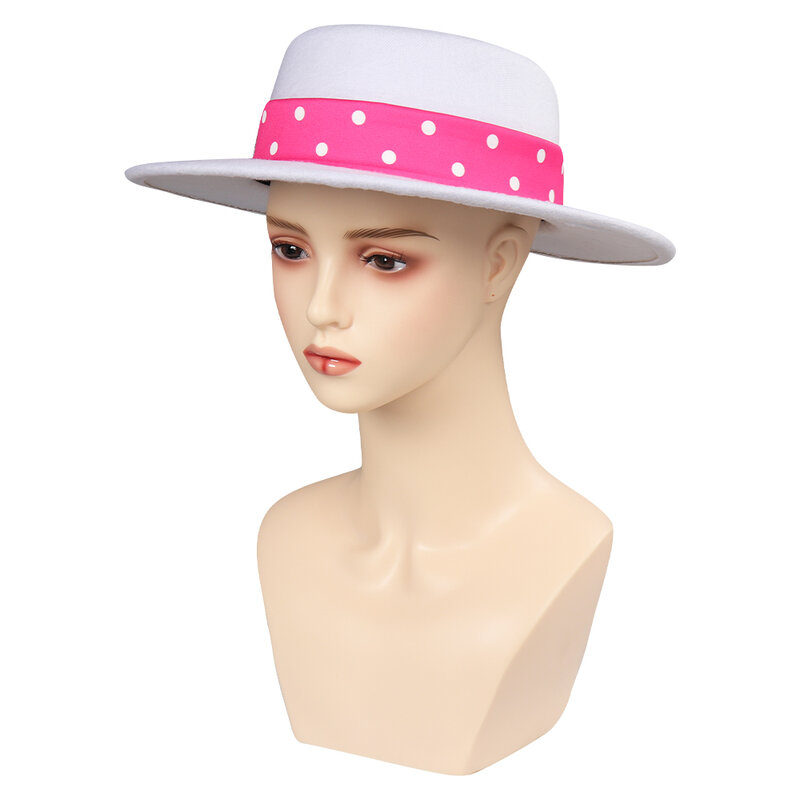 Sombrero de Cosplay Barbier Margot para mujer y niña, gorra de Halloween, accesorios de fiesta de carnaval, regalo de moda, Accesorios de playa