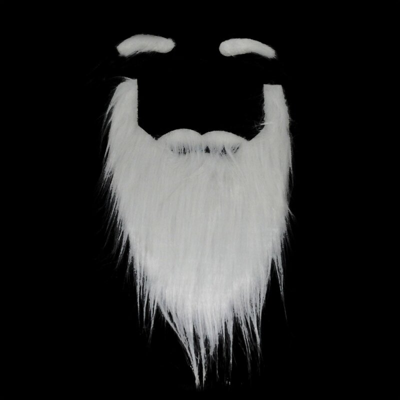 Halloween Beard Cosplays Costume Props Mustache Christmas Party Supplies DIY Fancy Dress Fake Beard Long Fluff Beards