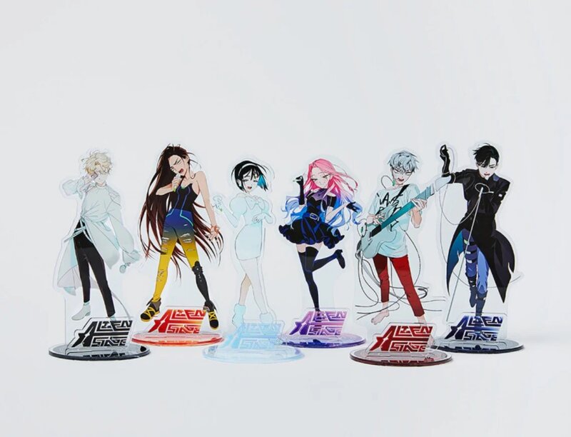 ALIEN STAGE : IVAN & TILL Acrylic Stand Anime Action Figure Accessories Collection Kids Figure Toys Gift Desktop ornaments