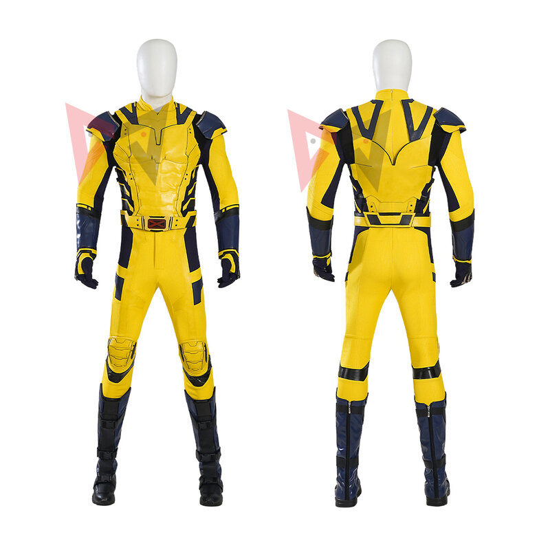 New Movie Wolverine Cosplay Costume Jumpsuit Vest Gloves Belt Wolf Steel Claw For Men Custom Made