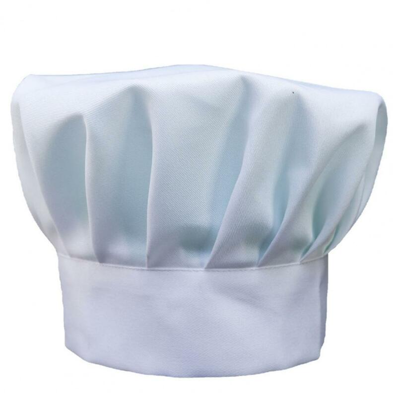 Czapka szefa kuchni mężczyźni odprowadzający pot czapka szefa kuchni profesjonalny biały czapka szefa kuchni do kuchni cateringowej Unisex kostium pieczenie dla mężczyzn
