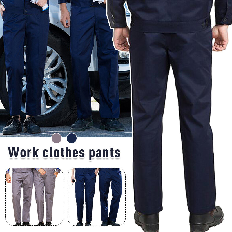 Men Loose Chef Uniform Trousers Western Restaurant Waiter Kitchen Work Wear Pant Construction Workshop Worker Cargo Pants Men
