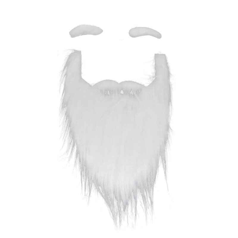 Halloween Beard Cosplays Costume Props Mustache Christmas Party Supplies DIY Fancy Dress Fake Beard Long Fluff Beards