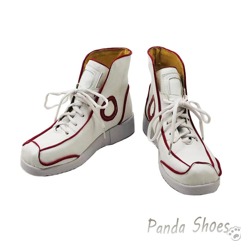Anime Chainsaw Man Denji Cosplay Shoes Anime Cos white Boots Comic Denji Cosplay Costume Prop Shoes for Con Halloween Party