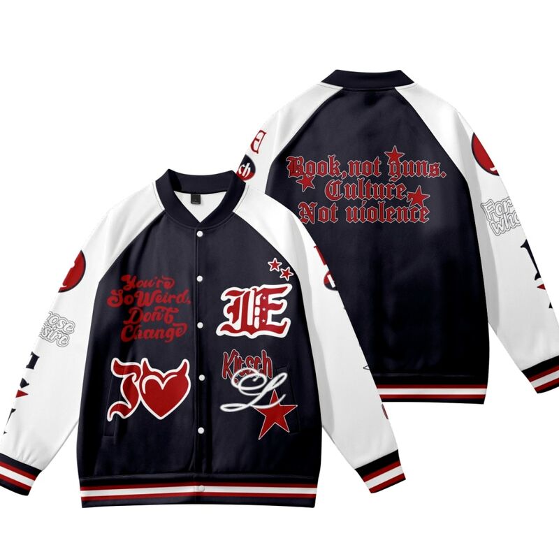 3D Print IVE Jacket Merch New Album Kitsch Sweatshirt Men/Women Cosplay Baseball Uniform Streetwear sweatshirt