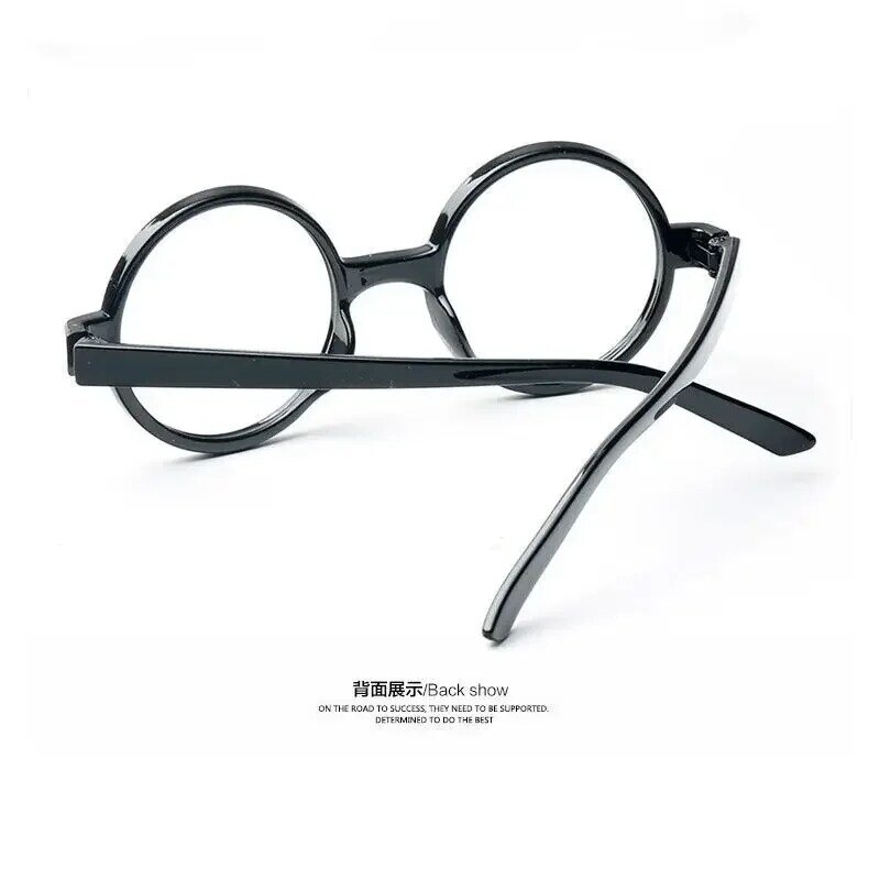Glasses Cosplay Accessories Anime Frame Round Metal Flat Retro Art Glassesed Adult Boy Clothing Props Gifts