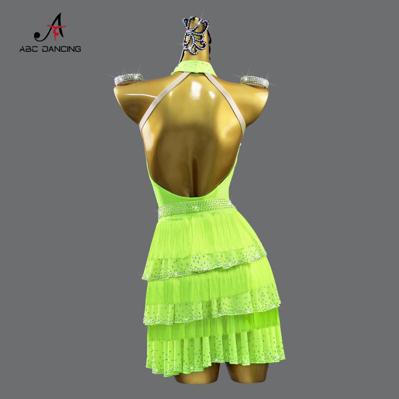 Latin Dance Clothes Women Line costume New Dress Stage Girls Samba Suit Outfits party performance Practice Wear Sexy Ball Skirts