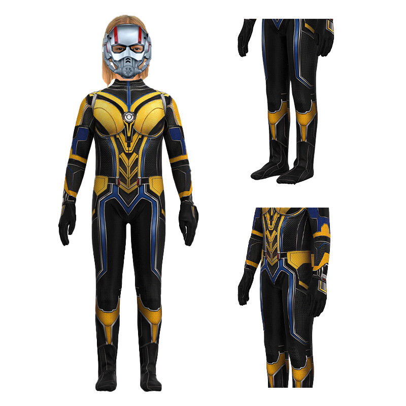Ant-Man and the Wasp Cosplay Quantumania Costume Jumpsuit Kids Adult Men Antman Zentai Bodysuit Suit And Mask