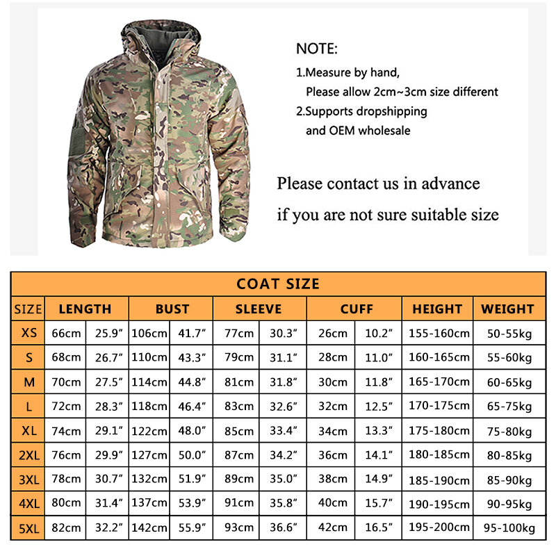 Multi Pocket Bomber Military Jacket Hunting Clothes Warm Hoody Combat Jacket Tactical Mens Fleece Men Windbreaker Coats Male