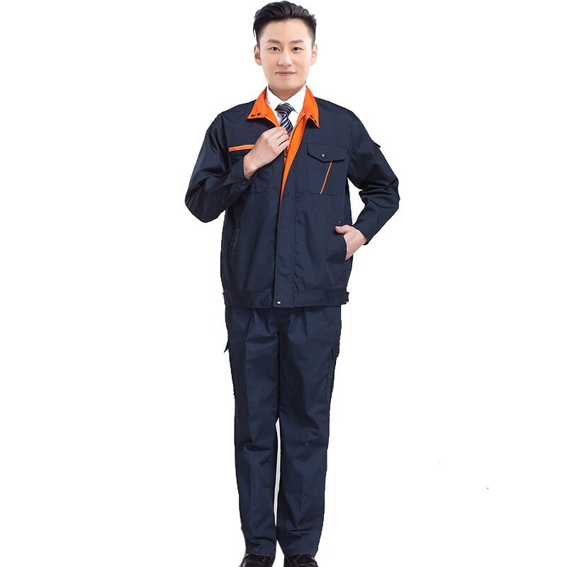 Spring Autumn Durable Work Clothing Factory Workshop Working Coveralls Auto Repairman Worker Uniforms Mechanical Work Suit M-4xl