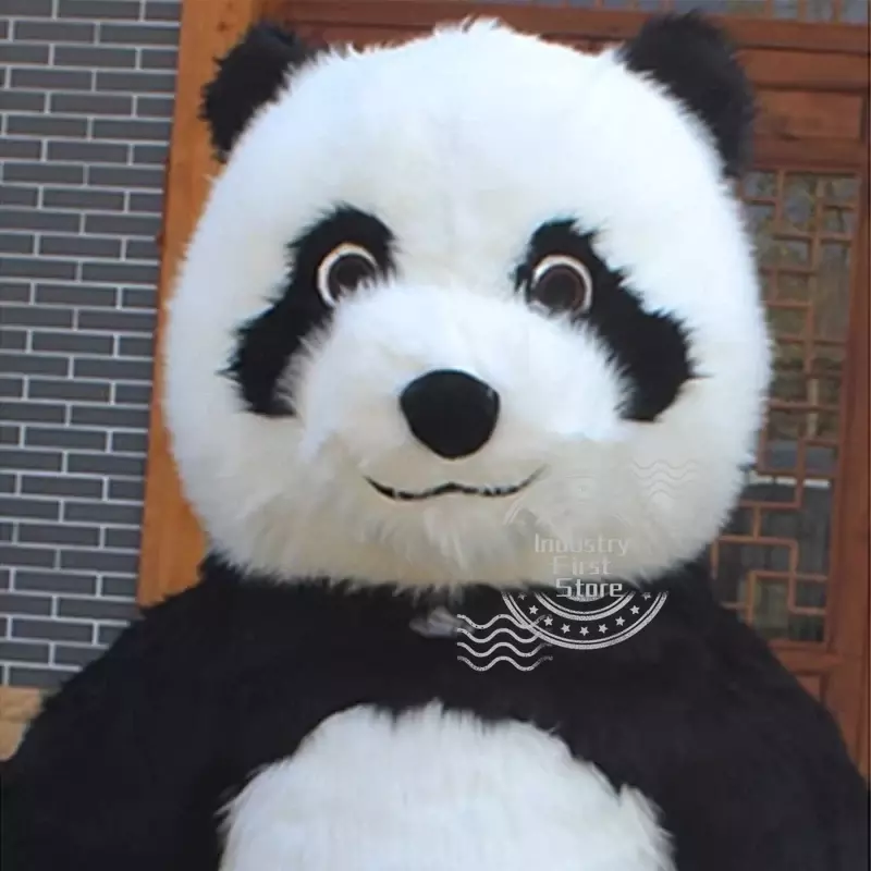 Giant Polar Bear Inflatable Costume Street Funny Panda Mascot Cosplay Costume Polychrome Furry Plush Inflatable Mascot Costume