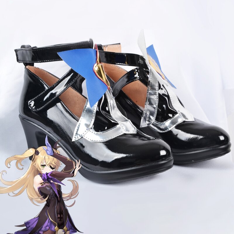 Game Genshinimpact Yae Miko Guuji Yae Cosplay Sandals Anime High Heel Female Platform Fashion Casual Cute Cos Fashion Shoes