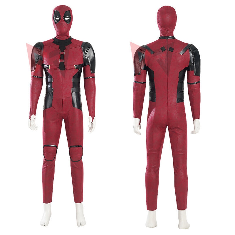 New Deadpool 3 Cosplay Cosutme Wade Winston Wilson Jumpsuit  Belt Cosplay Costume Movie Anti-hero Suit Halloween
