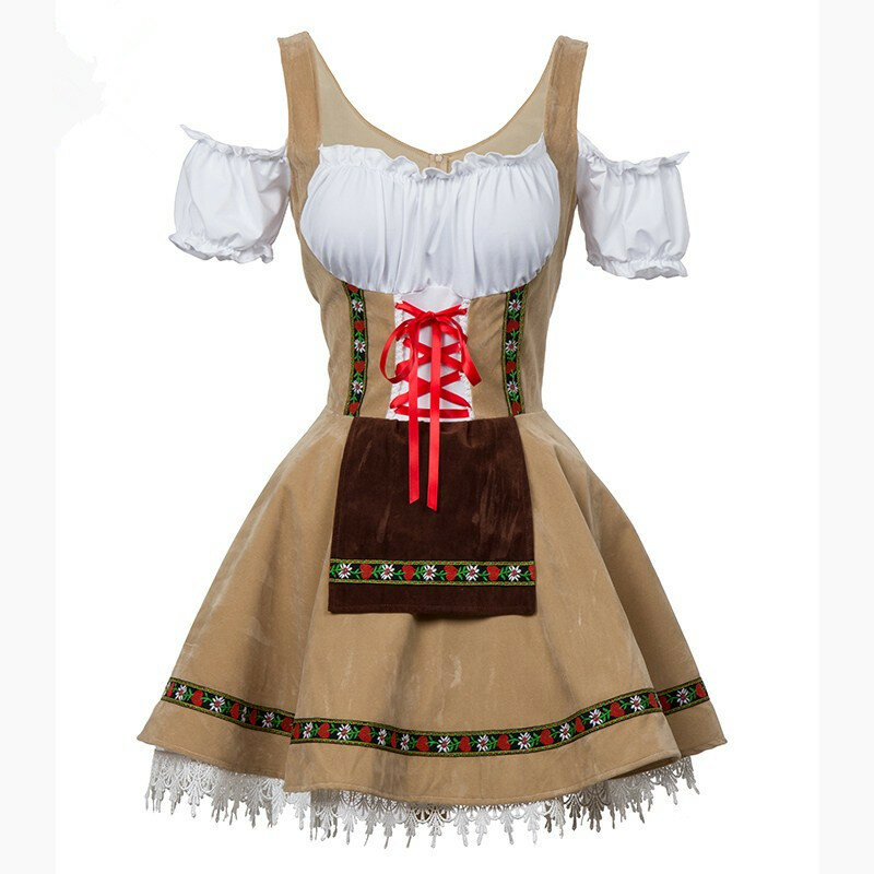 Male Woman Oktoberfest Costume Traditional Couple German Bavarian Beer Outfit Cosplay Halloween Carnival Festival Party Clothes