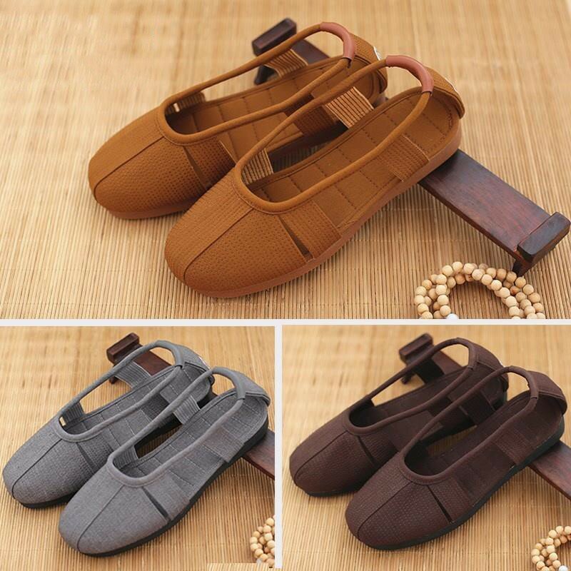 Monk Shoes Unisex Arhat Shoes Buddhist Supplies Man Rohan Shoes Spring Summer New Non-slip Cow's Tendon Bottom Cosplay Shoes