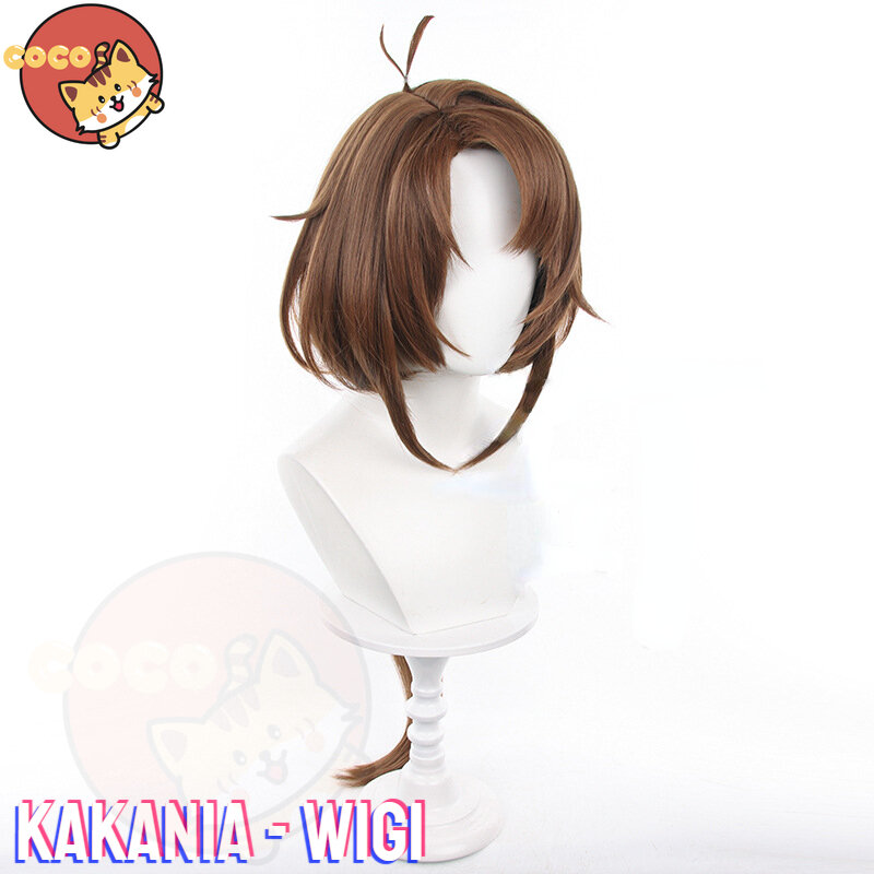 Reverse1999 Kakania Cosplay Wig Game Reverse1999 Wig Klara Wingler Cosplay Bobo Head Brown Wig