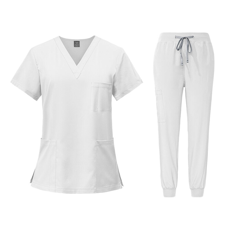 Scrubs Medical Uniforms Woman Surgery Scrubs Sets Nurses Accessories For Hospital Dental Clinic Beauty Spa Workwear Clothes Suit
