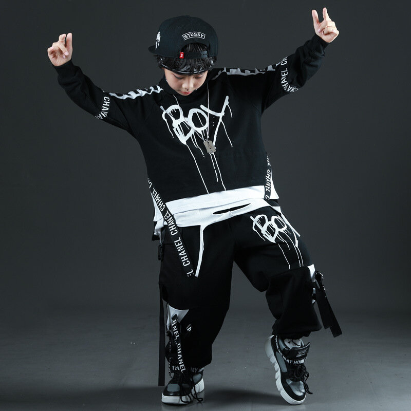 Children's hip-hop hip-hop suit children's hip-hop costume