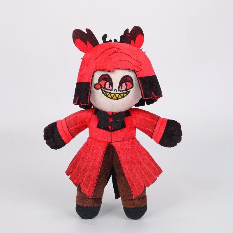 Hazbine Hotel Plush Toy Fat Nuggets Anime Plush Doll Soft Stuffed Alastor Doll Cute Plushie Kids Birthday Gift Mascot