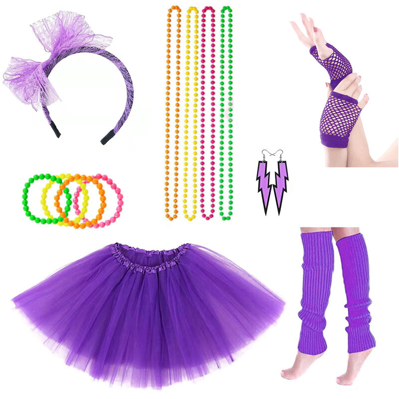 1980s PROM Party Costume Accessories Ladies Cosplay Costume Accessories Halloween Headwear Adult Kids