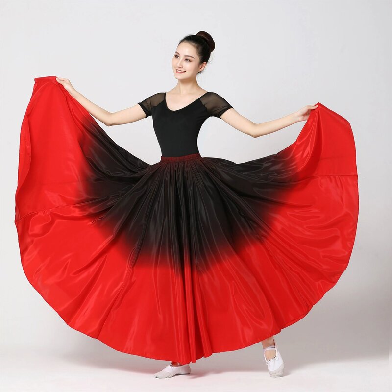 Spain Flamenco Dance Performer Dresses for Women Stage Performance Dancing Skirts 360/540/720 Degree Costumes Female Vestido