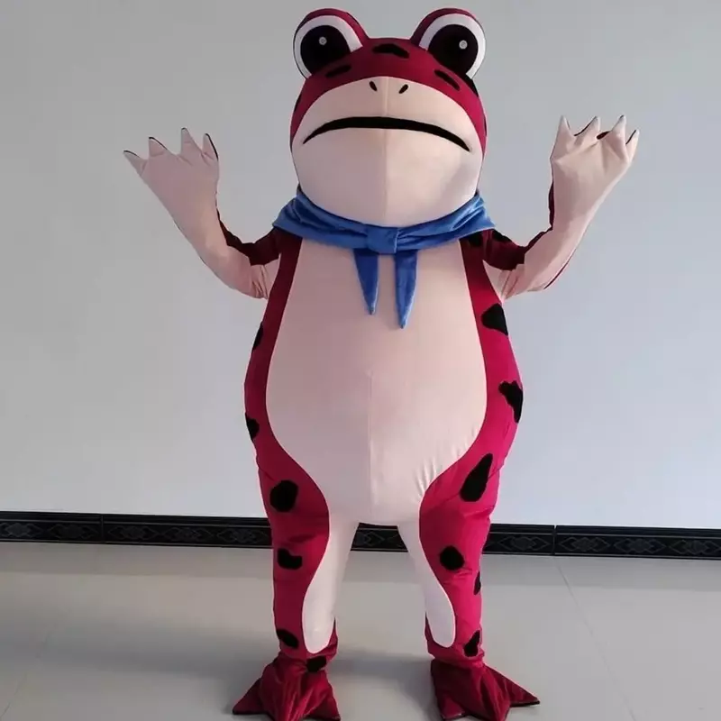 Simbok Funny Frog Doll Costume Propaganda Mascot Cartoon Anime Clothing for Adult Halloween Easter Parties