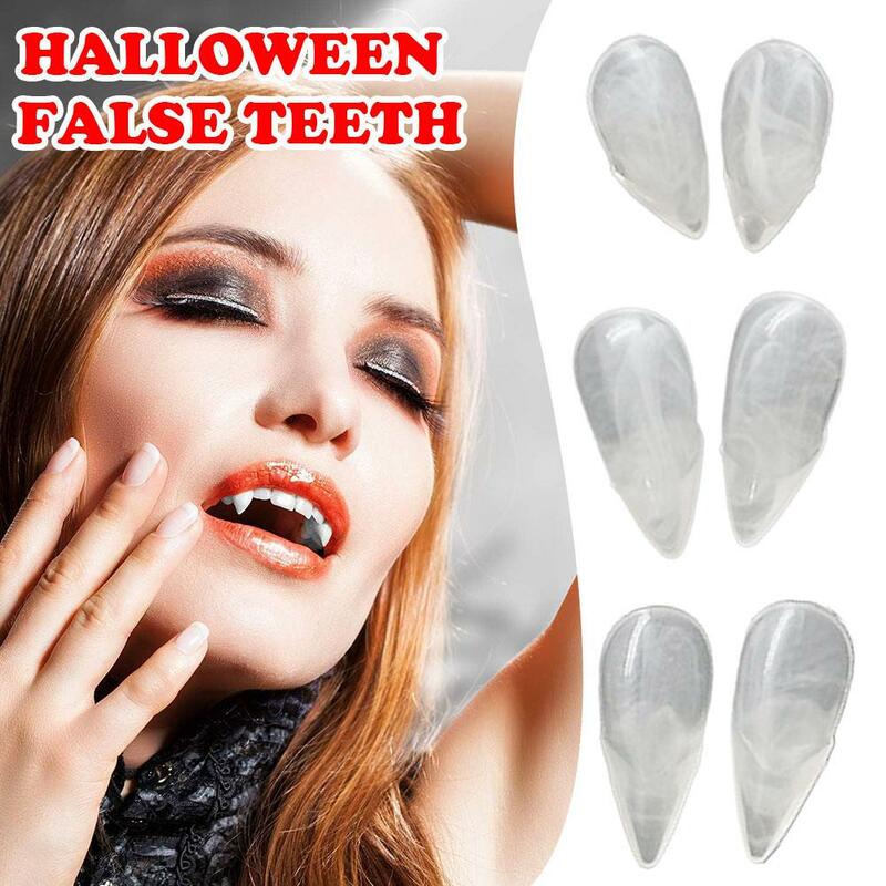 Halloween Dentures Cosplay Teeth Fangs Bloody Horror Party Decor Halloween Props Costume