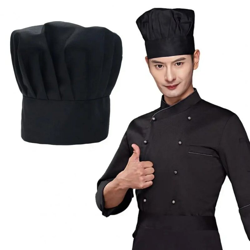 Chapéu de Chef wicking masculino, chapéu branco profissional, trabalho de restauração de cozinha, traje unissex de cozimento