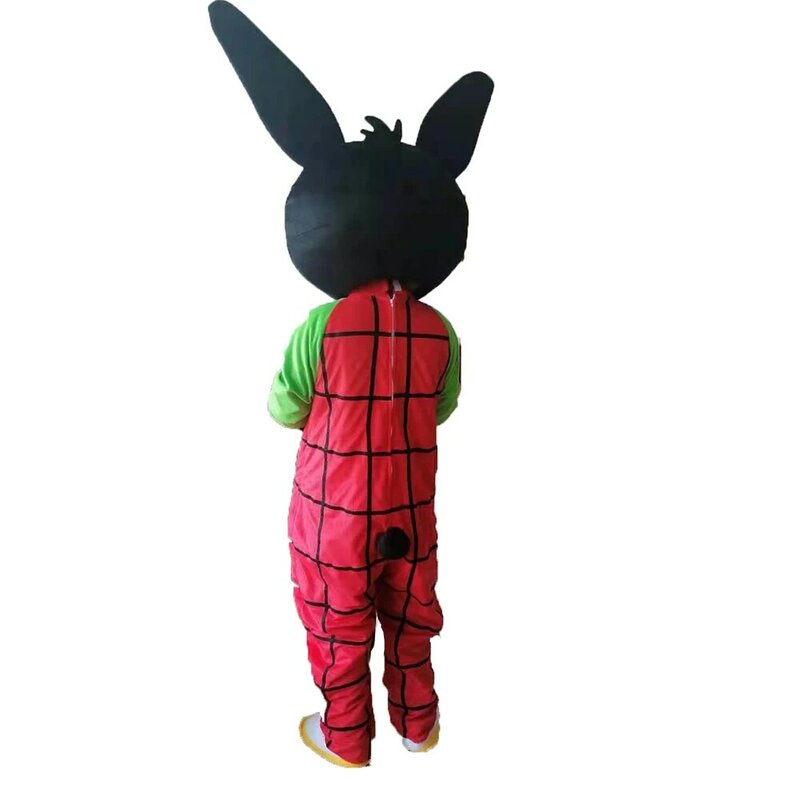 Big Black Ears Rabbit Mascot Costume Adult Cartoon Character Outfit Major Events Advertisement for Birthday Gift Party Clothings