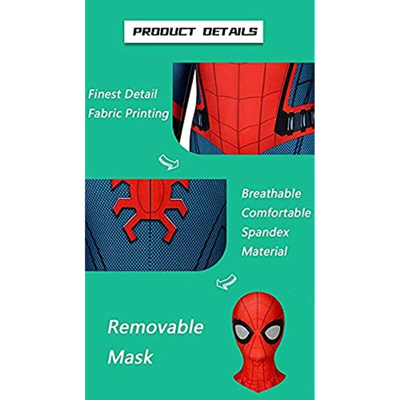 Spiderman Costume for Kids Adult Tobey Maguire Cosplay Bodysuit Superhero Zentai Suit Jumpsuit Halloween Carnival Party Costumes